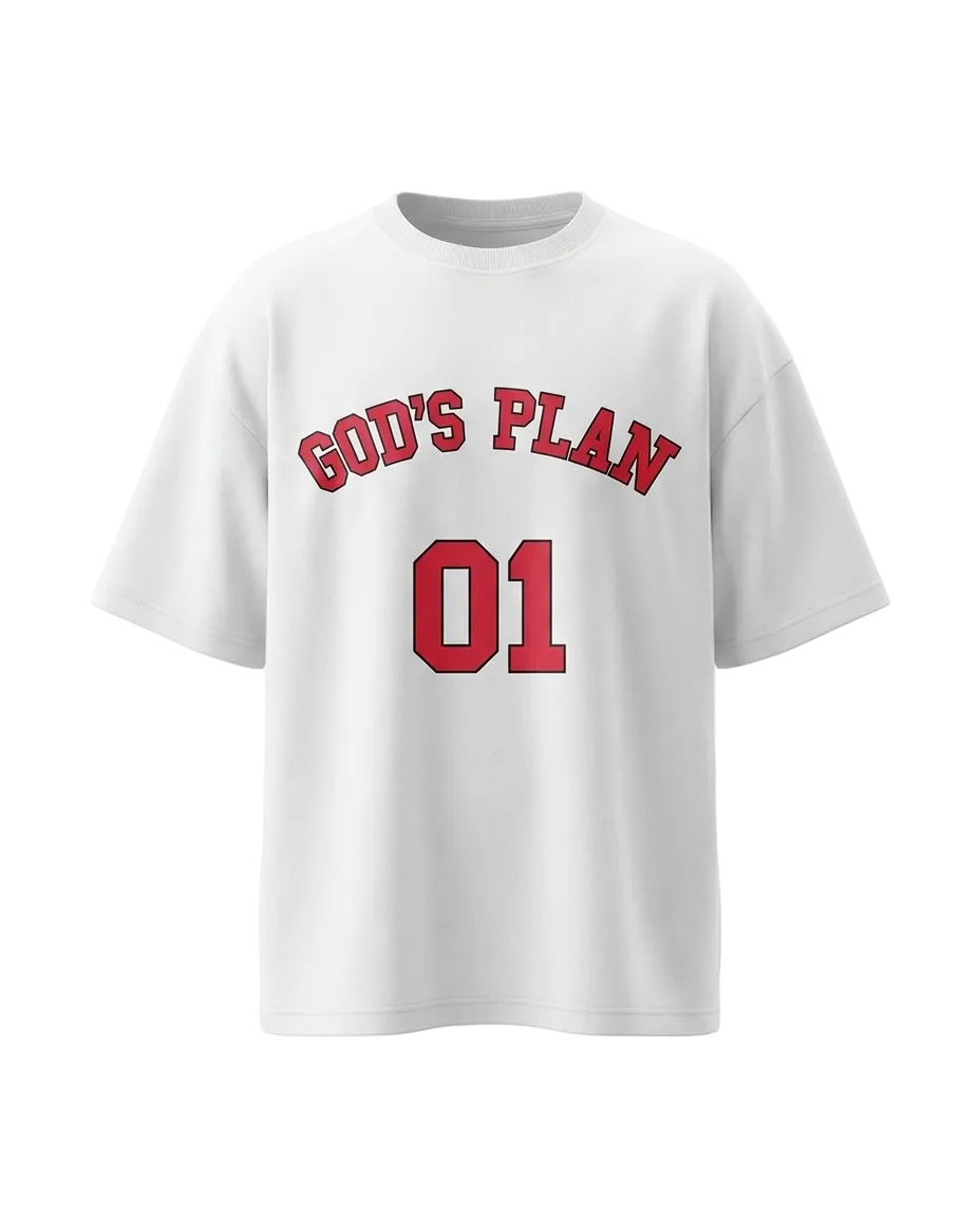 Godsplan unisex Oversized Tee