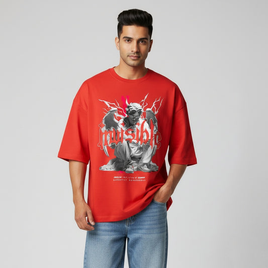 Invisible oversized tee