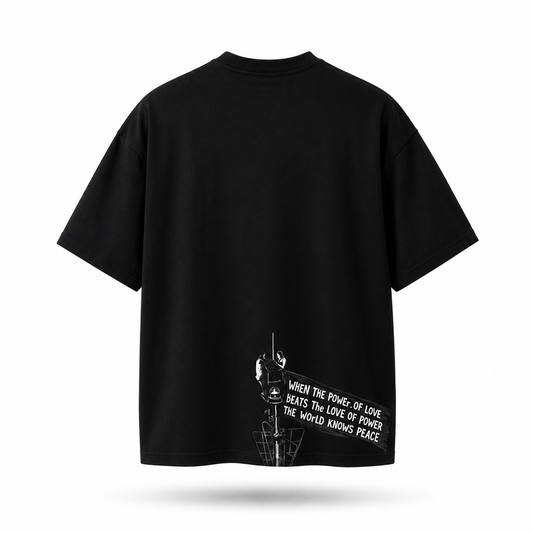 Power of love unisex oversized tee